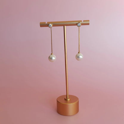 Boucle d'oreille nacre en acier inoxydable Rosalia