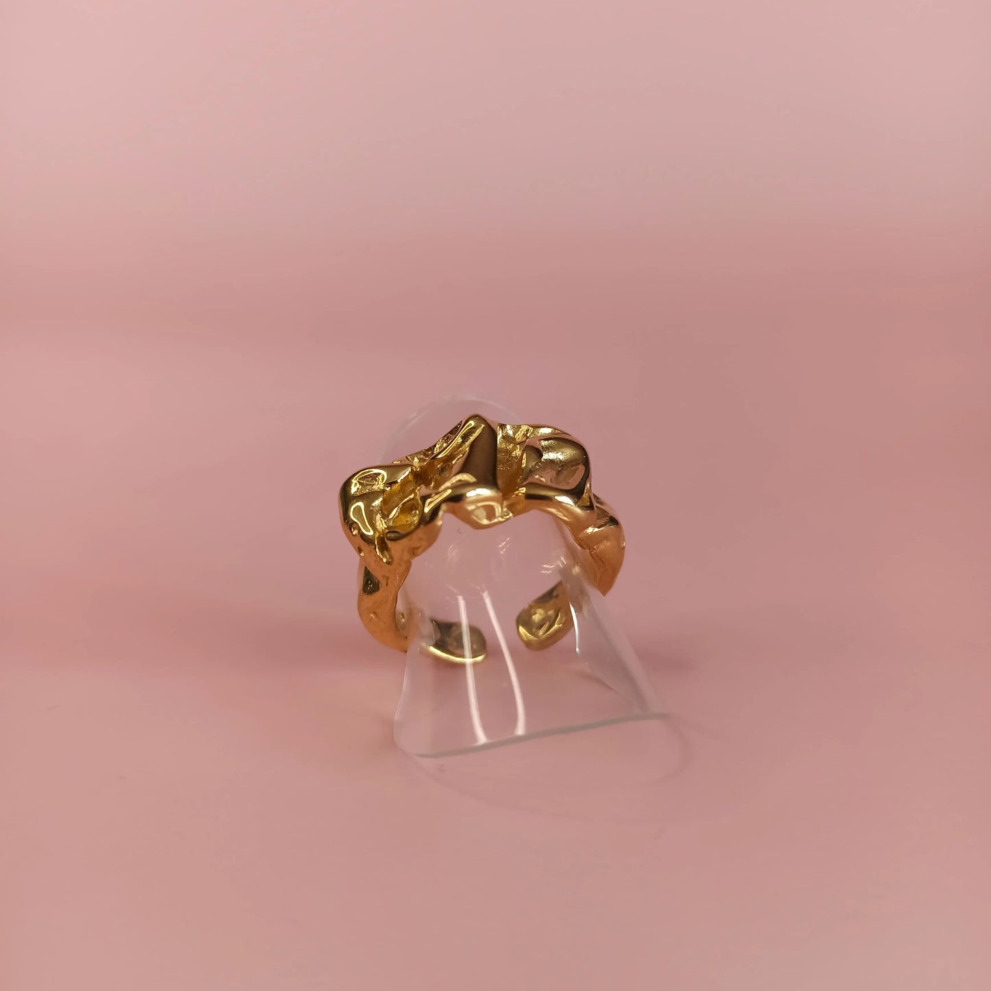 Bague en acier inoxydable - Noelia