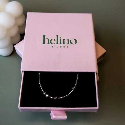 boite cadeau helino avec le bracelet code morse
