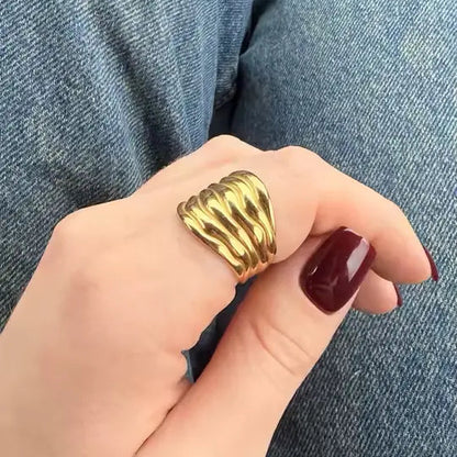 Bague en acier inoxydable - Leny
