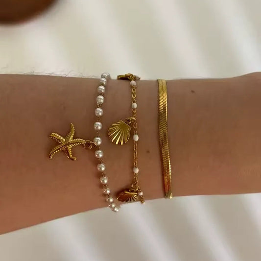 Pack bracelets en acier inoxydable - Astra